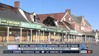 Partial demolition of shopping center to begin