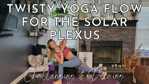 Challenging Twisty Yoga to Detox || Yoga for the Solar Plexus || Yoga with Stephanie