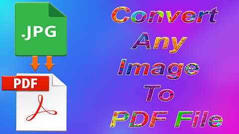 how to convert image to pdf file online/offline in laptop or pc 2021. हिंदी