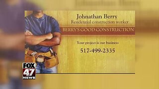 1. Local man shares experience with contractor who didn't finish job