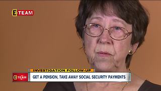 Get a pension, take away social security payments