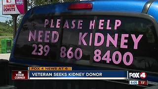 Veteran seeks out kidney donor