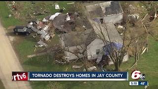 Severe storms, tornadoes leave damage throughout central Indiana