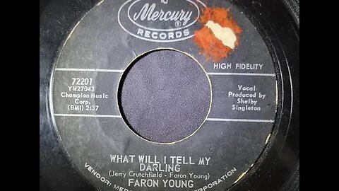 Faron Young - What Will I Tell My Darling