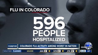 Colorado flu activity among worst in nation
