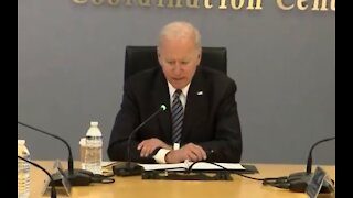 Biden's Brain BREAKS - Forgets How To Read His Written Notes