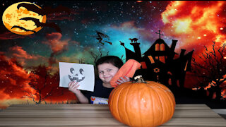 Noah's Pumpkin Carving For Halloween 2020: Happy Halloween