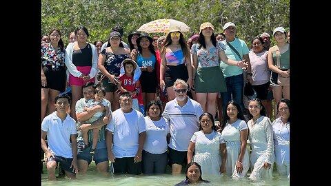 11 BAPTISMS AT BRIDGE OF LOVE - YUCATAN MEXICO!!! PRAISE GOD!!!