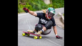 Epic downhill crash captured from unique angle