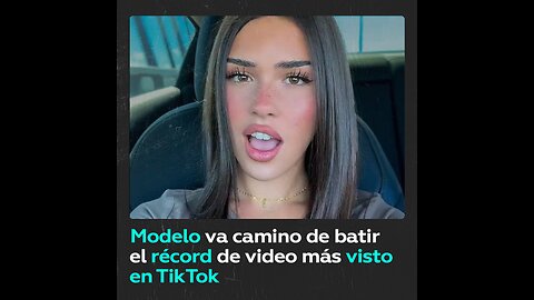 ‘Influencer’, de camino a batir un récord de visualizaciones de un video en TikTok