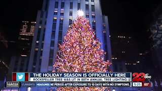 Holiday season is officially here as Rockefeller tree is lit in New York