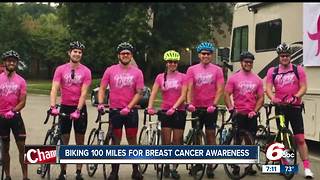 Bikers travel 100 miles for breast cancer awareness