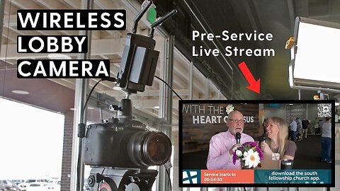 Church Tech Booth Makeover | Wireless Camera for Church Live Streaming (Hollyland MARS 400S)