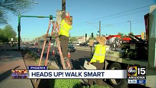 Phoenix promoting pedestrian, crosswalk safety