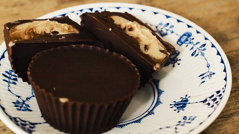 10-minute chocolate and peanut butter cups recipe