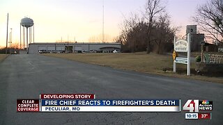 Grandview fire chief reacts to firefighter's death