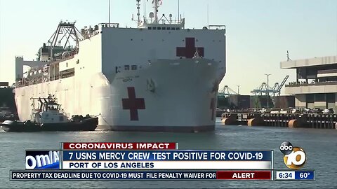 7 USNS Mercy crew members test positive for COVID-19