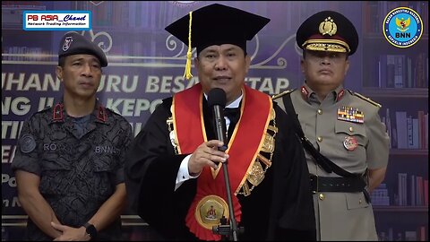 RESMI DIKUKUHKAN SEBAGAI GURU BESAR TETAP ILMU KEPOLISIAN, KEPALA BNN RI SANDANG GELAR #profesor