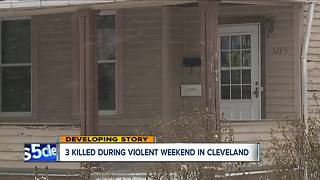 Three dead, nine injured during violent Christmas weekend in Cleveland