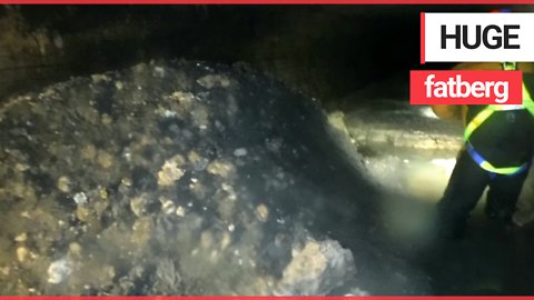 Huge fatberg longer than six double-decker buses found in sewer