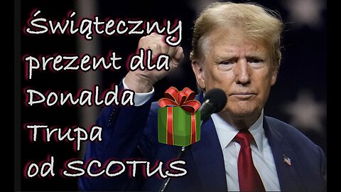 Świąteczny prezent dla Donalda Trupa od SCOTUS - Jack Smith kwiczy