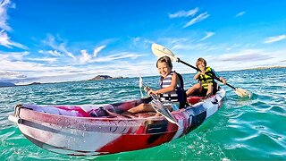 Kayaking and Fishing off a Tiny Coastal Island