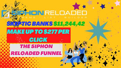$277 per click and qualify for $1,000's in JV prizes with 5iphon RELOADED PRO