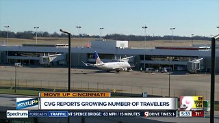 CVG reports growing number of travelers