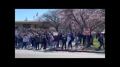 Oakridge High School Students In California Walk Out To Protest Against Mandates