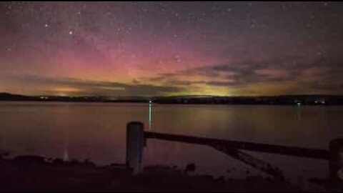 Tasmania: incredibile aurora australe in timelapse
