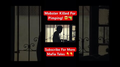 Mobster Killed For Pimping Out Wife! 🤯🔫 #mafia #crime #killer #hitman