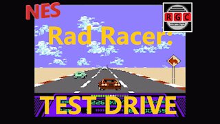 Rad Racer - Test Drive - NES - Retro Game Clipping
