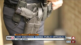 City discusses arming pubic officials