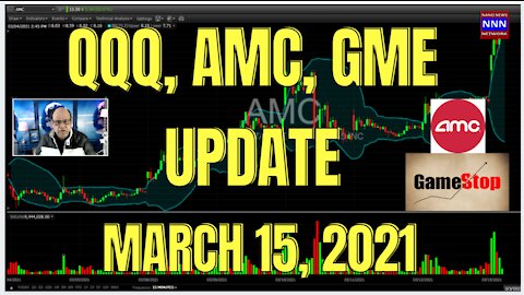QQQ, AMC, and GME STOCKS UPDATE MAR 15 2021 NIK NIKAM