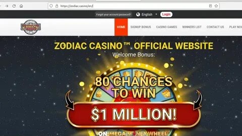 INDIA - HOW TO GUIDE - ZODIAC CASINO SIGN IN - 80 FREE SPINS $1 - CANADA - HOW TO LOGIN - REVIEW