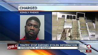 Stolen information discovered during I-75 traffic stop