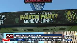 Venues prepare to keep fans safe in hot weather