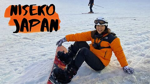 Learning How To Snowboard From Youtube - Niseko, Japan