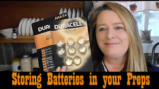 Storing Batteries in your Preps ~ Emergency Preparedness