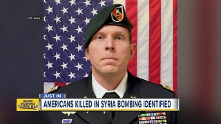 Florida solider killed in Syria bombing