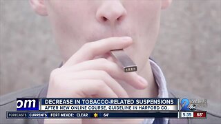 Decrease in tobacco-related suspensions after new online course