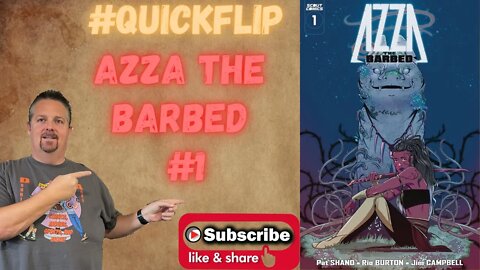 Azza The Barbed #1 Scout Comics #QuickFlip Comic Book Review Pat Shand,Rio Burton #shorts