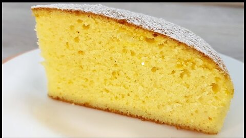 ITALIAN cake without weighing or 12 spoons. A simple recipe, cake in 1 minute!