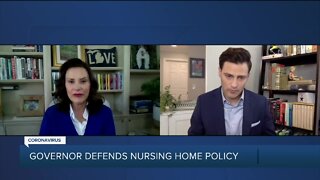 Governor Whitmer defends nursing home policy