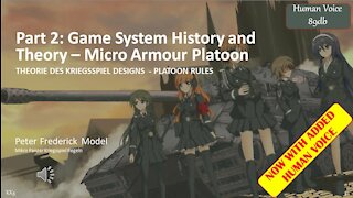 Part 2: Game System History and Theory – Micro Armour Platoon