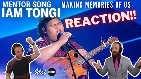 Iam Tongi - Making Memories of US | REACTION to American Idol Finale Performance