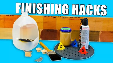 5 Quick Wood Finishing Hacks - Woodworking Tips and Tricks