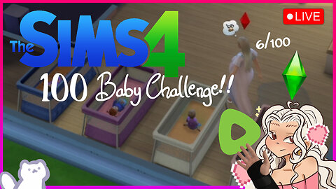 100 BABY CHALLENGE 💚✨SIMS 4