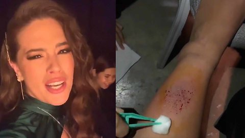 Ashley Graham Takes a Tumble During Miss Universe Contest