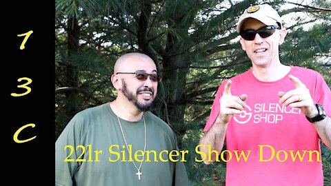 .22lr Silencer Show Down with 7 difference Silencers